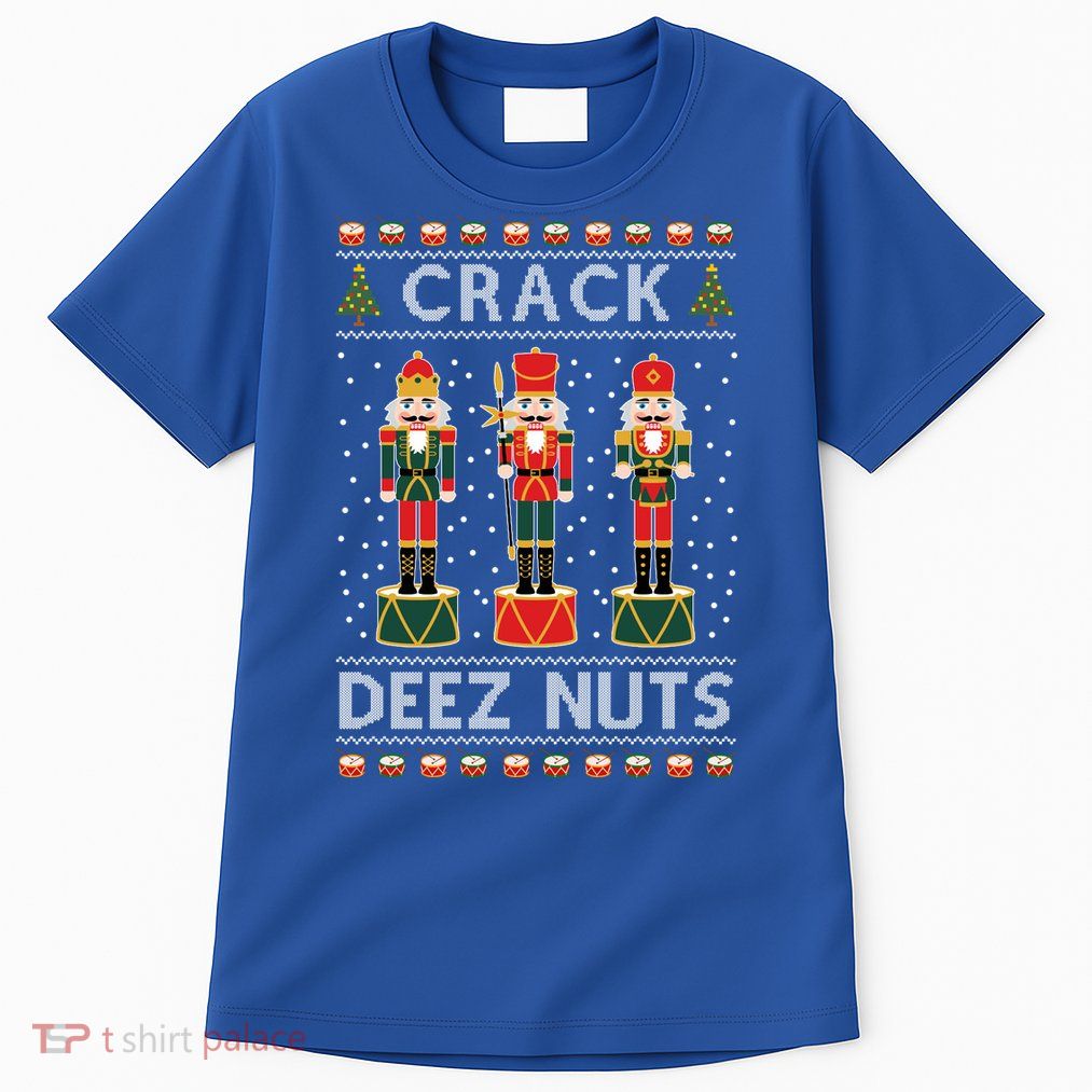 Crack Deez Nuts Funny Ugly Christmas Tall T-Shirt