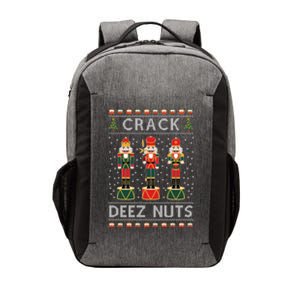 Crack Deez Nuts Funny Ugly Christmas Vector Backpack