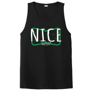 Christmas Design Nice Until Proven Naughty Gift PosiCharge Competitor Tank