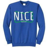 Christmas Design Nice Until Proven Naughty Gift Sweatshirt