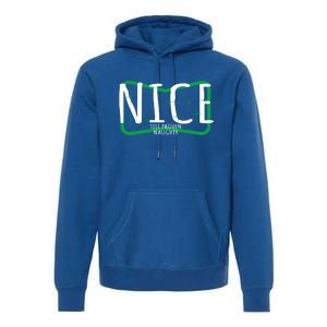 Christmas Design Nice Until Proven Naughty Gift Premium Hoodie