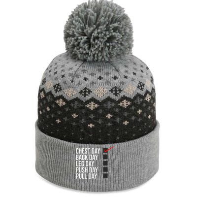 Chest Day Novelty Gym The Baniff Cuffed Pom Beanie