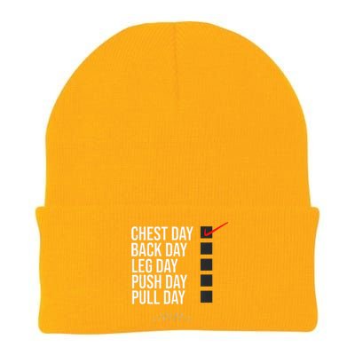 Chest Day Novelty Gym Knit Cap Winter Beanie