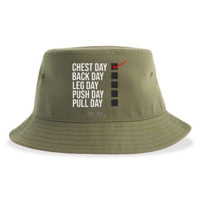 Chest Day Novelty Gym Sustainable Bucket Hat