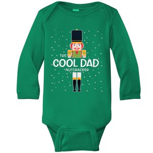 Cool Dad Nutcracker Family Matching Baby Long Sleeve Bodysuit