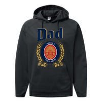 Cute Dad Needs A Cold Beer Drinking Funny Fathers Day 2024 Performance Fleece Hoodie