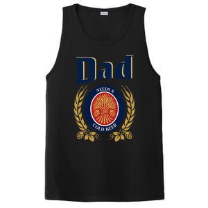 Cute Dad Needs A Cold Beer Drinking Funny Fathers Day 2024 PosiCharge Competitor Tank