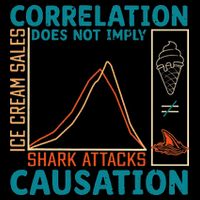 Correlation Does Not Imply Causation Shark Attacks Ice Cream Gift Mug