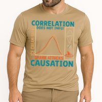 Correlation Does Not Imply Causation Shark Attacks Ice Cream Gift Performance Shirt