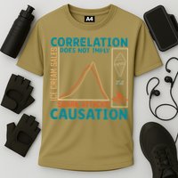 Correlation Does Not Imply Causation Shark Attacks Ice Cream Gift Performance Shirt