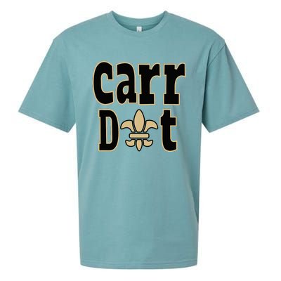 Carr Dat New Orleans Louisiana Everyone Loves New Orleans Sueded Cloud Jersey T-Shirt