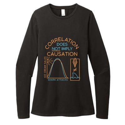 Correlation Does Not Imply Causation Womens CVC Long Sleeve Shirt