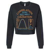 Correlation Does Not Imply Causation Cropped Pullover Crew