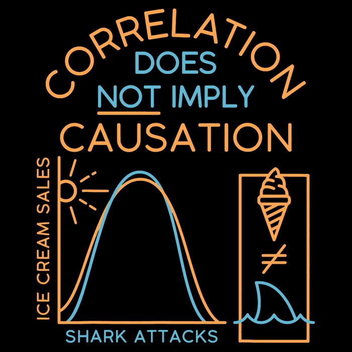 Correlation Does Not Imply Causation Cropped Pullover Crew