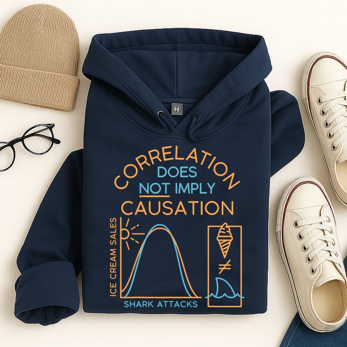 Correlation Does Not Imply Causation Hoodie