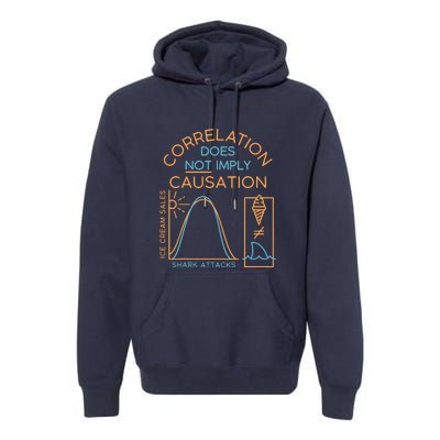 Correlation Does Not Imply Causation Premium Hoodie