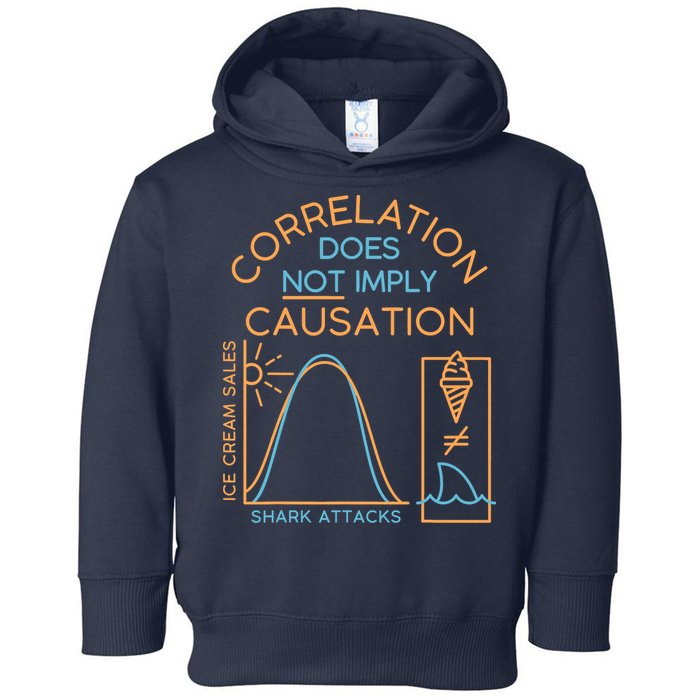 Correlation Does Not Imply Causation Toddler Hoodie