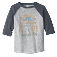 Correlation Does Not Imply Causation Toddler Fine Jersey T-Shirt