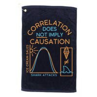 Correlation Does Not Imply Causation Golf Towel