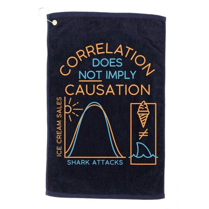 Correlation Does Not Imply Causation Golf Towel