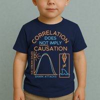 Correlation Does Not Imply Causation Toddler T-Shirt