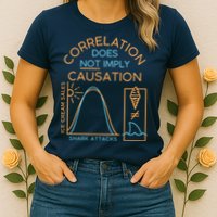 Correlation Does Not Imply Causation Womens T-Shirt