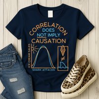 Correlation Does Not Imply Causation Womens T-Shirt