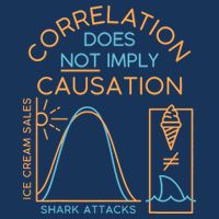 Correlation Does Not Imply Causation Womens T-Shirt