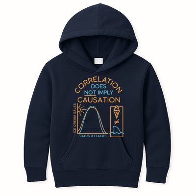Correlation Does Not Imply Causation Kids Hoodie