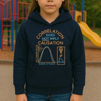 Correlation Does Not Imply Causation Kids Hoodie