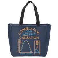 Correlation Does Not Imply Causation Zip Tote Bag