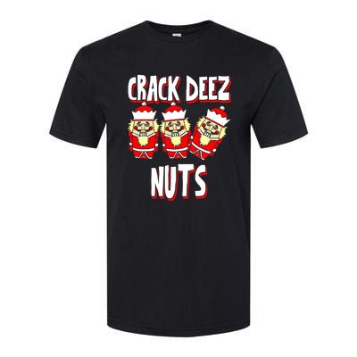 Crack Deez Nuts Funny Ugly Christmas Sweater Family Pajamas Softstyle® CVC T-Shirt