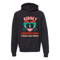 Christmas Dialysis Nephrology Nurse Tech Kidney Crew Premium Hoodie