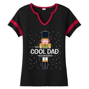 Cool Dad Nutcracker Family Matching Funny Gift Pajama Ladies Halftime Notch Neck Tee