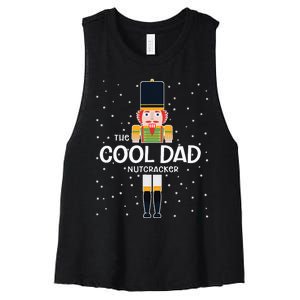 Cool Dad Nutcracker Family Matching Funny Gift Pajama Women's Racerback Cropped Tank