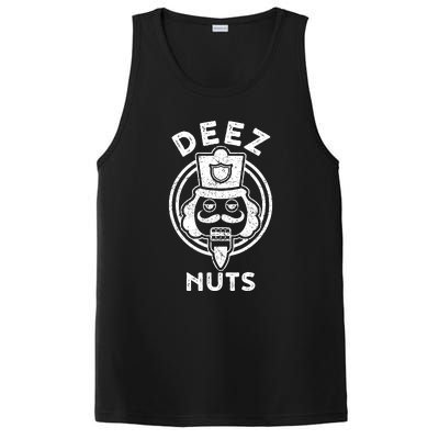 Christmas Deez Nuts Nutcracker Funny PosiCharge Competitor Tank