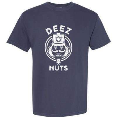 Christmas Deez Nuts Nutcracker Funny Garment-Dyed Heavyweight T-Shirt