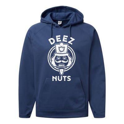 Christmas Deez Nuts Nutcracker Funny Performance Fleece Hoodie