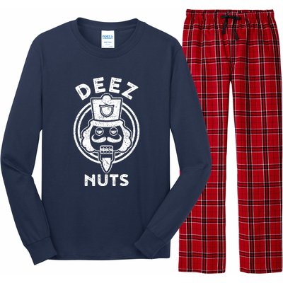 Christmas Deez Nuts Nutcracker Funny Long Sleeve Pajama Set