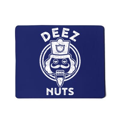 Christmas Deez Nuts Nutcracker Funny Mousepad