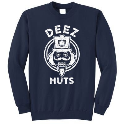 Christmas Deez Nuts Nutcracker Funny Tall Sweatshirt