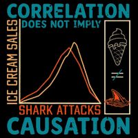 Correlation Does Not Imply Causation Shark Attacks Ice 16 in Basic Backpack