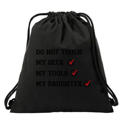 Cds Do Not Touch Drawstring Bag