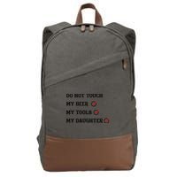 Cds Do Not Touch Cotton Canvas Backpack