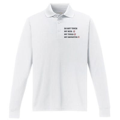 Cds Do Not Touch Performance Long Sleeve Polo