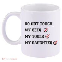 Cds Do Not Touch 11oz C Handle Ceramic Mug