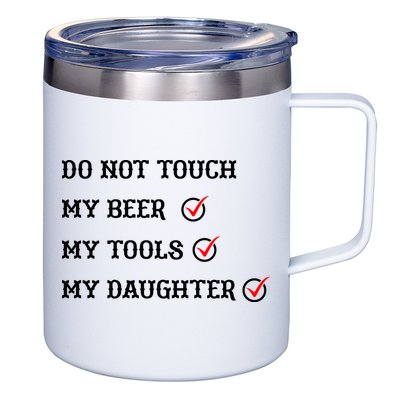 Cds Do Not Touch 12oz Stainless Steel Coffee Mug