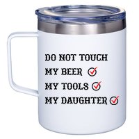 Cds Do Not Touch 12oz Stainless Steel Coffee Mug