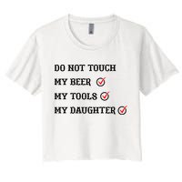 Cds Do Not Touch Crop Top