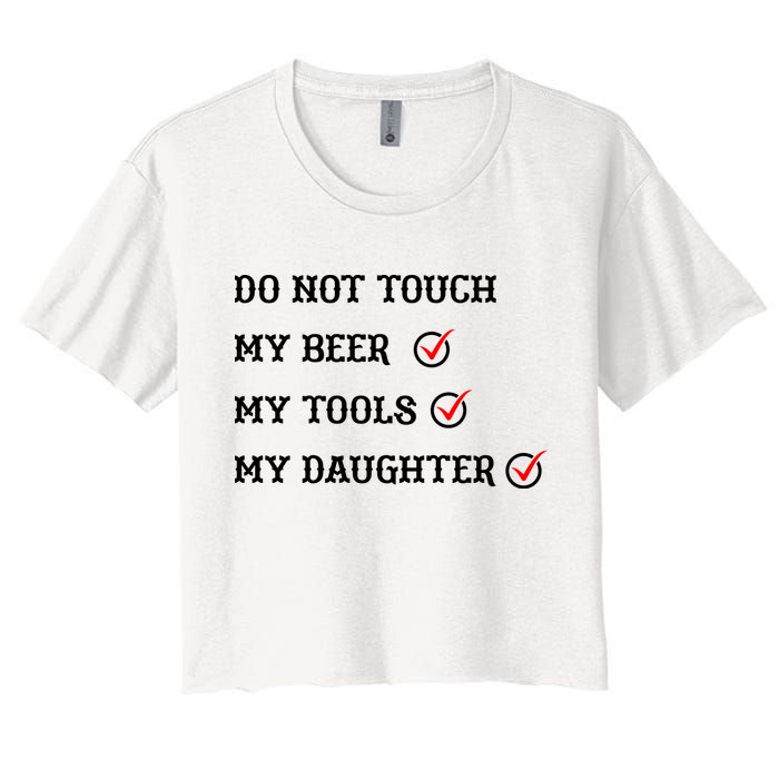 Cds Do Not Touch Crop Top